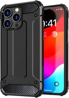 Defender PT5903396305542 Telefontok iphone 16 pro max - defender ii fekete ütésálló hátlap tok kép