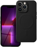 Max PT5903396324895 Telefontok iphone 16 pro max - magsafe kompatibilis fekete szilikon hátlap kép