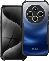 Xiaomi PT5903396334733 Xiaomi redmi 14c telefontok - fekete / átlátszó ütésálló hátlap tok kép