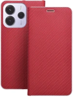 Xiaomi PT5903396374920 Xiaomi redmi note 14 4g / lte telefontok - luna carbon - piros könyvtok kép
