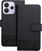 Xiaomi PT5903396375088 Xiaomi redmi note 14 4g / lte telefontok - jeans - fekete ráhajtófüles kép
