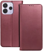 Xiaomi PT5903396380143 Xiaomi redmi note 14 4g / lte telefontok - smart magnetic burgundy szilikon kép