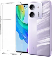 Xiaomi PT5903396384110 Xiaomi poco m7 pro 5g telefontok - átlátszó szilikon hátlap tok ﻿ kép