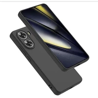 Xiaomi PT5903396384417 Telefontok xiaomi poco x7 pro 5g - fekete szilikon hátlap tok kép