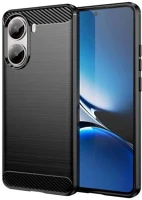 Xiaomi PT5903396384738 Telefontok xiaomi poco x7 pro 5g - carbon fiber fekete szilikon tok kép