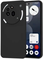 Nothing PT5903396396052 Nothing phone (3a) pro telefontok - fekete szilikon hátlap tok kép