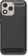 Honor PT5903396401510 Telefontok honor 400 pro 5g - carbon fiber - fekete szilikon hátlap tok kép