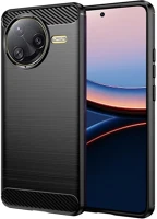 Xiaomi PT5903396404115 Xiaomi poco f7 ultra 5g - carbon fiber fekete szilikon hátlap tok kép