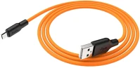 Hoco PT6931474711908 Adatkábel: hoco plus x21 - usb / microusb narancssárga adatkábel 1m, 2,4a kép