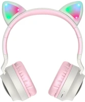 Hoco PT6931474718457 Hoco w27 - vezeték nélküli fejhallgató - pink/szürke headset kép