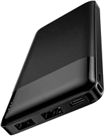 Hoco PT6931474738370 Hoco j72 powerbank - fekete power bank 10000 mah, led kijelzővel kép