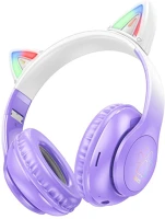 Hoco PT6931474795854 Hoco w42 cat - vezeték nélküli fejhallgató - lila kép