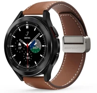Dux ducis PT6934913022702-6 Huawei watch gt3 pro (46 mm) okosóra szíj - dux ducis ya - barna bőr szíj kép