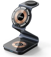 Apple PT6934913026588 Duzzona w15 telefon töltő - 3in1 vezeték nélküli (wireless) töltőpad kép