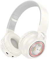 Hoco PT6942007619578 Hoco w50 headset - vezeték nélküli fejhallgató - fehér kép