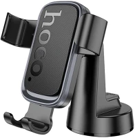 Hoco PT6942007647915 Autós tartó hoco h81 - műszerfalra rögzíthető, fekete gravitációs kép
