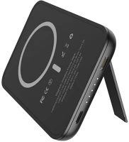 Veger PT6970453555355 Veger magon kick powerbank - fekete wireless magsafe powerbank 5000mah, 2a kép