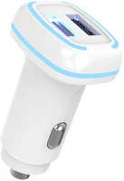 Pavareal PT6971214861609 Autós töltő pavareal pa-cc61 - szivartöltő fej, 2usb, 4,8a, fehér kép
