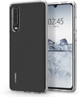 Huawei PT8809640251641 Huawei p30 telefontok - spigen liquid crystal crystal clear tok kép