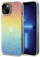 Guess TF3666339172312 Iphone 15 telefontok - guess faceted mirror disco iridescent hátlap tok kép