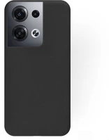 Oppo TF5900495037770 Oppo reno8 telefontok - fekete szilikon hátlap tok kép