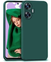 Realme TF5900495079930 Realme c55 telefontok - zöld szilikon tok kép