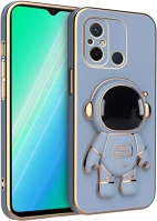Xiaomi TF5900495195579 Xiaomi redmi 12c telefontok - asztronauta - kék/arany szilikon hátlap tok kép