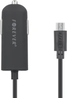 Forever TF5900495542250 Forever m-01 autós töltő - fekete microusb szivartöltő, 750ma kép