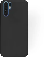 Huawei TF5900495732460 Huawei p30 pro telefontok - fekete szilikon tok kép