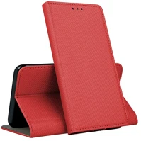 Samsung TF5900495746450 Samsung galaxy a50 telefontok - piros mágneses szilikon keretes könyvtok kép