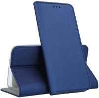 Xiaomi TF5900495788733 Xiaomi redmi note 8 pro telefontok - kék mágneses szilikon keretes könyvtok kép