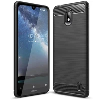Nokia TF5900495791955 Telefontok nokia 2.2 - carbon mintás szilikon tok, fekete kép