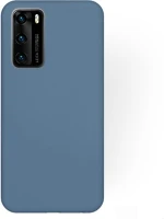 Huawei TF5900495836908 Huawei p40 telefontok - szürkéskék szilikon tok kép