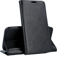 Xiaomi TF5900495877680 Xiaomi redmi 9a / 9at telefontok - smart magnetic fekete szilikon keretes kép