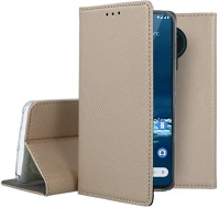Nokia TF5900495881939 Nokia 3.4 telefontok - arany mágneses szilikon keretes könyvtok kép