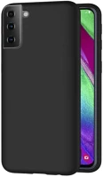 Samsung TF5900495885098 Samsung galaxy s21+ (s21 plus) telefontok - fekete szilikon tok kép