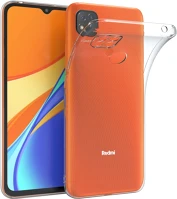 Xiaomi TF5900495897428 Xiaomi redmi 9c telefontok - 2mm-es átlátszó szilikon tok kép