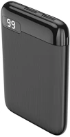 Setty TF5900495898951 Setty powerbank - fekete power bank 5000 mah, lcd kijelzővel, 2usb kép