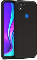 Xiaomi TF5900495900852 Xiaomi redmi 9c telefontok - fekete szilikon hátlap tok kép