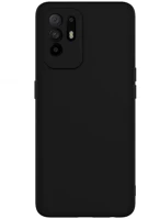 Oppo TF5900495923103 Oppo reno5 z 5g telefontok - fekete szilikon tok kép