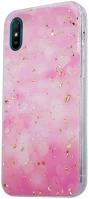 Xiaomi TF5900495934574 Xiaomi redmi 9a / 9at - gold glam pink telefontok - mintás műanyag hátlap kép