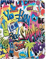 Univerzális TF5900495948236 Univerzális tablettok 9-10 colos graffiti boy tablet tok: huawei, lenovo kép