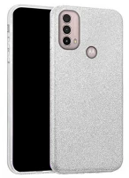 Motorola TF5900495979605 Motorola moto e40 telefontok - ezüst shiny tok kép