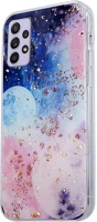 Samsung TF5900495999474 Samsung galaxy a53 5g telefontok - gold glam galactic - mintás műanyag kép