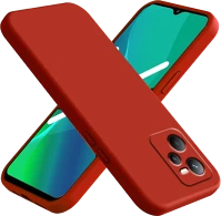 Realme TF5900495999801 Realme c35 telefontok - piros szilikon tok kép