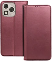 Honor TF5903396393105 Honor 400 lite 5g telefontok - smart magnetic burgundy szilikon keretes kép