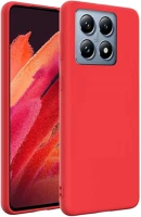 Xiaomi TF5906961905147 Xiaomi 14t 5g telefontok - piros szilikon hátlap tok kép