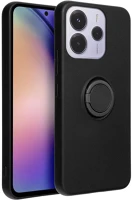Xiaomi TF5906961966797 Telefontok xiaomi redmi note 14 5g - grip fekete szilikon tok, kitámasztó kép