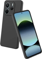 Xiaomi TF5906961969750 Telefontok xiaomi redmi note 14 4g / lte - fekete szilikon hátlap tok kép