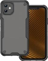 Defender TF5906961982698 Iphone 11 telefontok - defender matt - fekete/áttetsző ütésálló hátlap kép
